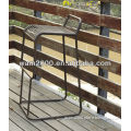 garden steel PE wicker bar stool for outdoor